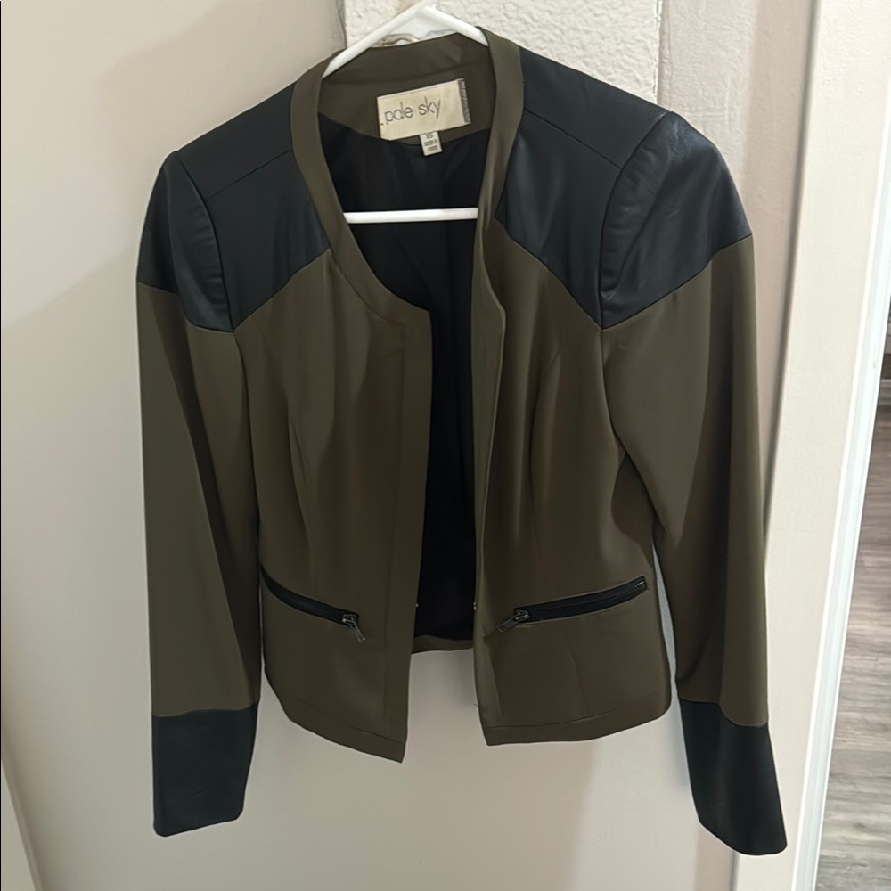 Women's Black and Olive Jacket